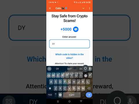 Stay Safe from Crypto Scams |cats code #cats #code #ytshorts #crypto