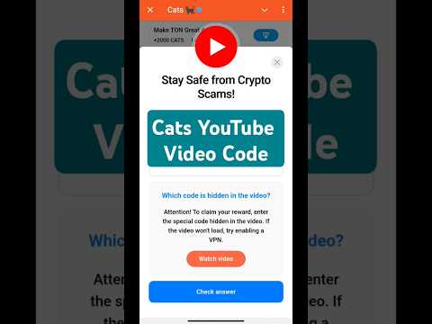 Stay Safe From Crypto Scams | Stat Safe From Crypto Scam Cats Code | Cats Video Code