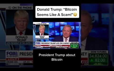 President Trump On Bitcoin! #trump #donaldtrump #bitcoin #scam #fyp #foryou #viral #crypto