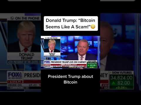 President Trump On Bitcoin! #trump #donaldtrump #bitcoin #scam #fyp #foryou #viral #crypto