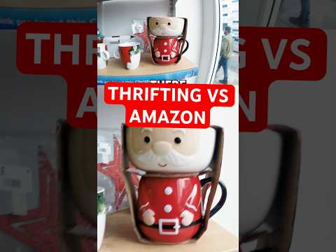 Thrifting vs Amazon #christmas #amazon #thrift #thrifting #money #profit #reseller #makemoneyonline