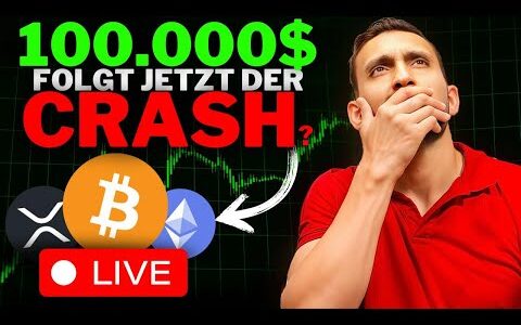 Bitcoin: Gehts jetzt nach unten?🤯 ! | LIVE 🚨