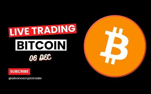 Crypto Trading LIVE: BTC Live Trading Bitcoin Price Predictions | 06 DEC #crypto #bitcoin #btc