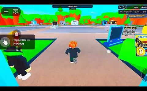 ROBLOX bitcoin mining simulator #1