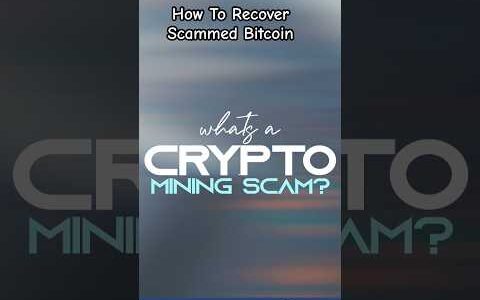 How to recover scammed bitcoin #bitcoinrecovery #cryptonews #cryptorecovery #scamrecovery#lostcrypto