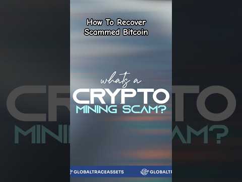 How to recover scammed bitcoin #bitcoinrecovery #cryptonews #cryptorecovery #scamrecovery#lostcrypto