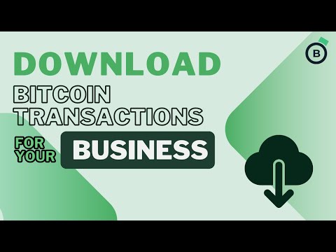 How To Download Bitcoin Transactions for Your Business using Blockonomics