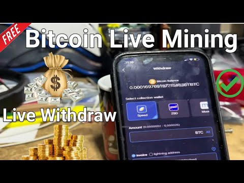 Bitcoin Mining App update 2025 | BTC live mining| BTC mining live Withdraw