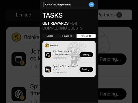 PAWS New Task Must Complete| Join Boinkers #shorts #bitcoinmining #crypto #crypto #trump #mining