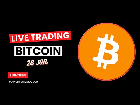 Crypto Trading LIVE: BTC Live Trading Bitcoin Price Predictions | 28 JAN #crypto #bitcoin #btc