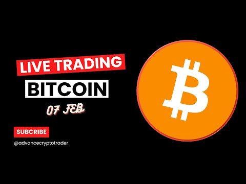 Crypto Trading LIVE: BTC Live Trading Bitcoin Price Predictions | 07 FEB #crypto #bitcoin #btc