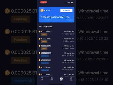 Bitcoin Mining App Sats Withdraw #bitcoin #mining #withdraw