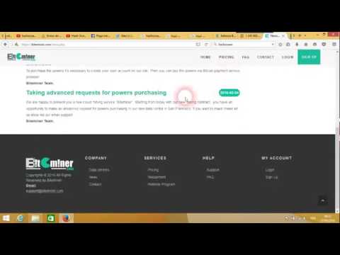 Cloud Mining bitcoin 2016 BITEMINER