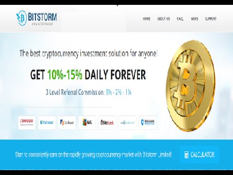 Bitstorm.Biz 10% a 15% de lucro com bitcoin Porque não investir