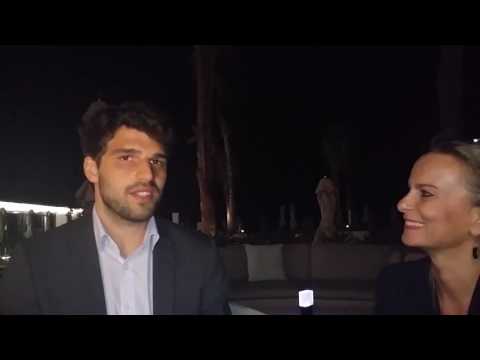 Claudia Eifert  Swiss Gold Global and  Marco Streng CEO of Genesis Mining