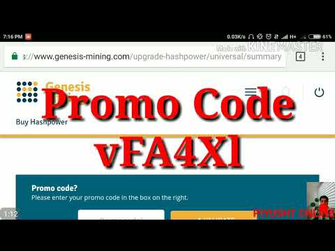 Bitcoin Mining : Earn Bitcoins From Scam Free Genesis Mining Mining Promo Code Genesis - 3-5%- coup