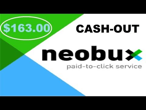 $163 cash out from neobux (make money online 2018 -2017)