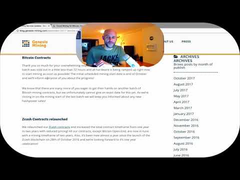 Genesis Mining Update! Bitcoin Mining Contracts Pre Sale. Genesis Mining Guide