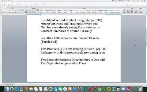 Crypto- USI Tech Overview – BitCoin Mining, Plus Forex and Bitcoin Trading