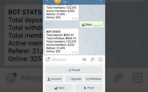 SCAM! Telegram eth ve btc en yüksek musluk ödemesi.