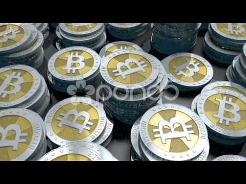 Bitcoin Loop 2 - After Effects - Cinema 4D - Stock Footage