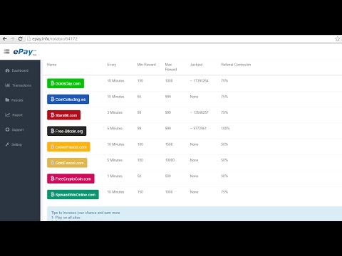 How to get FREE Bitcoin - ePay Rotator