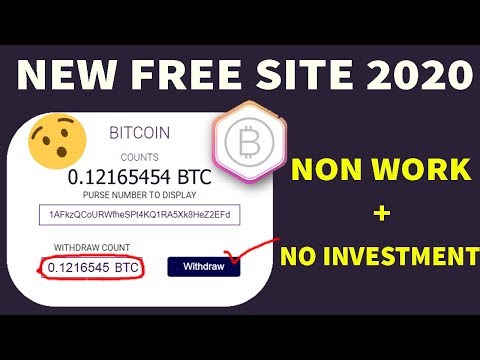 New Bitcoin Mining Site NON Investment + NO Work Don't Miss ?