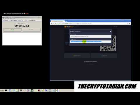 BITCOIN HOTWALLET TUTORIAL - ULTRA FAST - 30sec