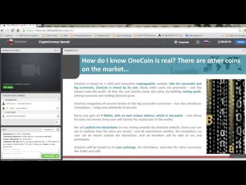 OneCoin News from Dr  Ruja 07 04 15