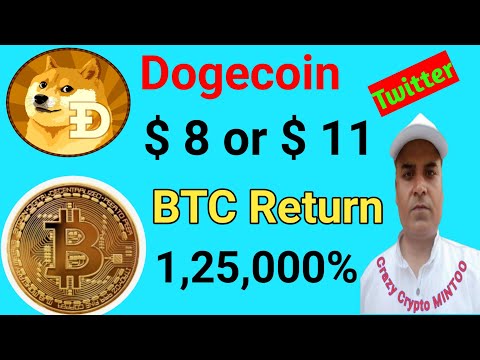 Dogecoin Price || BTC Return 1,25,000% || Twitter News || Crazy Crypto MINTOO