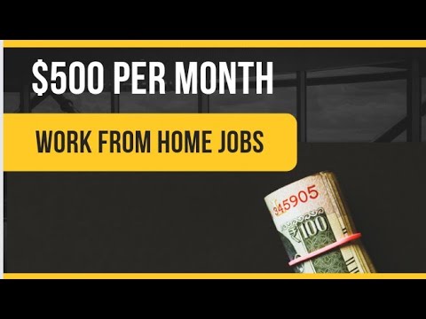 $500+ work from home jobs, Top 5 work from home jobs for you, work from home jobs for techies