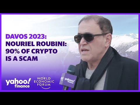 Nouriel Roubini: 90% of crypto is a scam: World Economic Forum, Davos