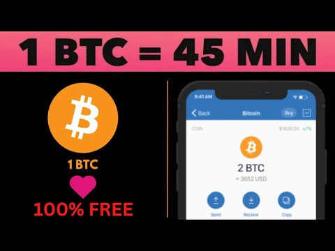 Mine 1 BTC in 45 minutes - Free Bitcoin Mining website 2023 ❌ No Investment | mining one bitcoin