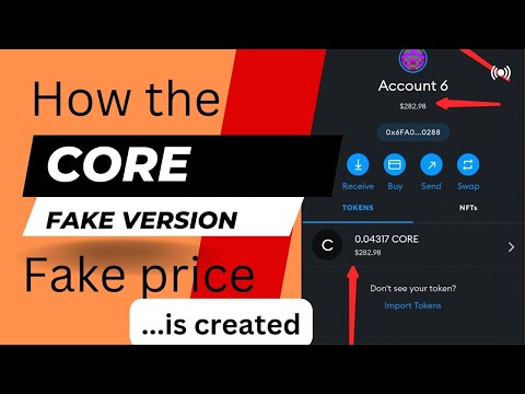 Scammers version of core dao crypto: SEE HOW