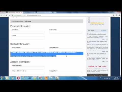 how to register in trafficmonsoon and make money