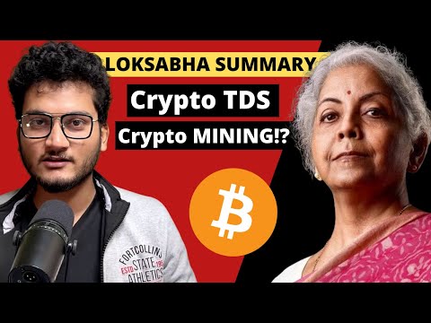 Finance Minister on Crypto TDS , Crypto Mining and Crypto BAN | G20 Discussions Lok Sabha Highlight