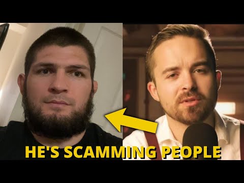 Khabib gets CALLED OUT by CoffeeZilla for promoting crypto SCAM