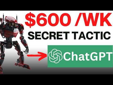 Chat GPT Tactic Earns $600 Weekly (EASY WAY TO MAKE MONEY ONLINE FOR BEGINNERS)