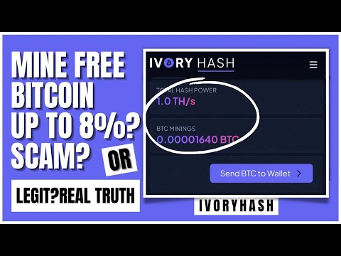 Ivoryhash.com New Free Bitcoin Mining Site 2023 Review: Scam Or Paying?