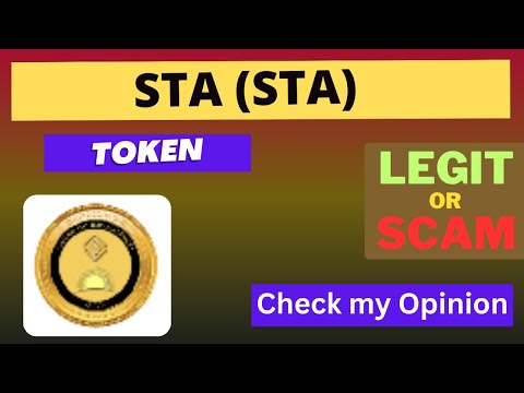 Is STA (STA) Token Legit or Scam ??