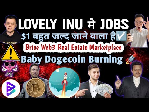 Lovely Inu दे रहा है Jobs | Brise Real Estate Updates | Crypto News Today | Crazy Crypto Family