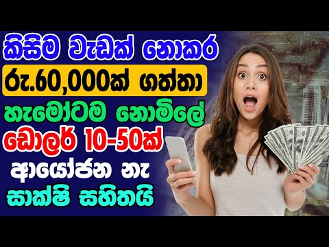 Earn Money Online Sinhala | Online Jobs Sinhala Sri Lanka | Online Business From Home