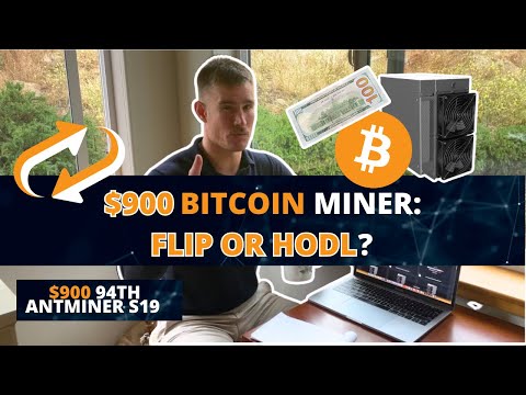 Buying a $900 Antminer S19 for Bitcoin Mining