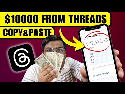 Roadmap To Earn $10000 From Threads (New App = Free Money)