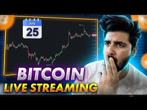 Bitcoin Live Scalp Trading Hindi | FOMC Meeting Tomorrow | 25-July |