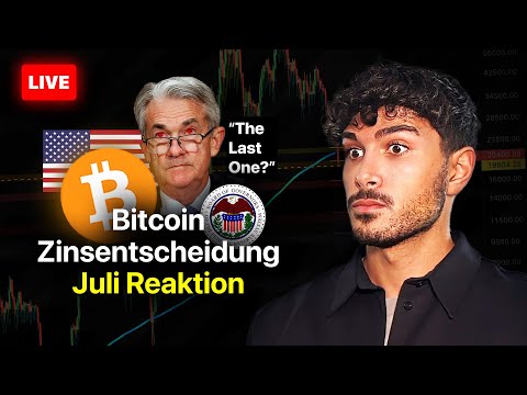 Bitcoin & FED Juli Zinsentscheidung - Meine FOMC Reaktion!