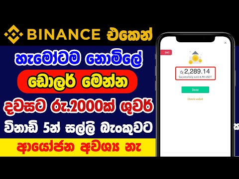 Binance Free Crypto Sinhala | Binance New Event Today | Free USDT Binance