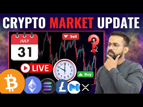 Bitcoin Live Scalp Trading | 31-July | BTC, ETH , XRP, LTC ,SOL Altcoin Analysis | Crypto News Hindi