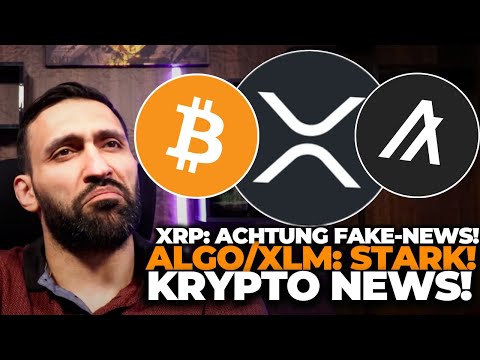 XRP: Das ist FAKE! | + Bitcoin, ALGO, XLM | Krypto News!